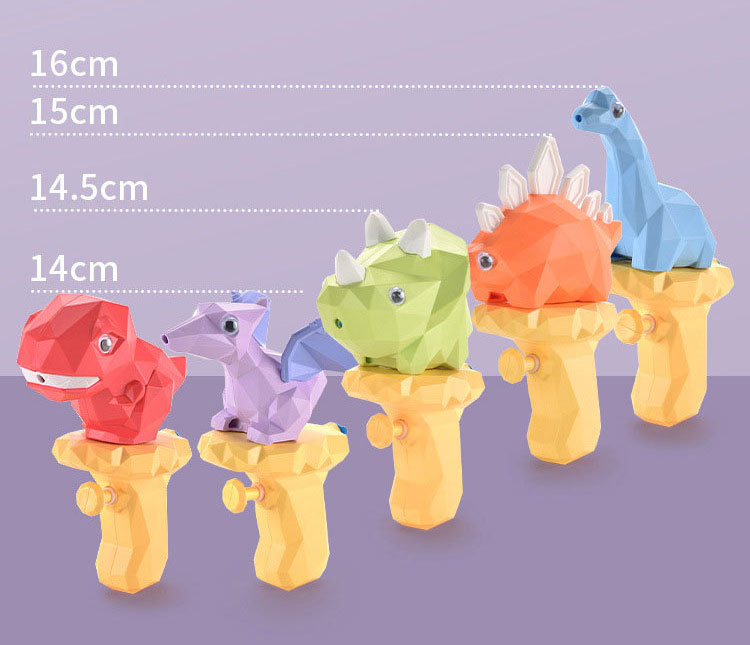 3D Cartoon Dinosaur Shape Outdoor Playing In Water Parent-child Interactive Spray Gun - LJ Enterprise