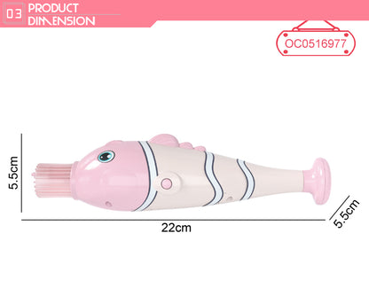 Smoke Bubble Toy Electric Bubble Blowing Gun, Space Fish Bubble Gun.