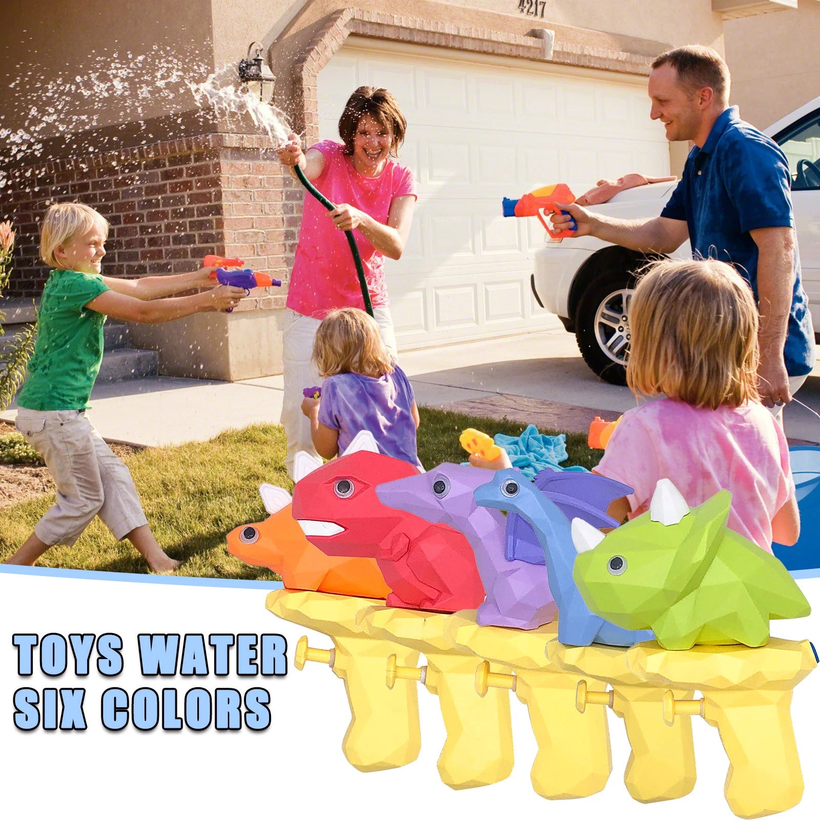 Dinosaur Water Guns Toys Kids Squirt Gun For Child Outdoor Summer Beach Swimming Pool Blaster Gun Water War - LJ Enterprise