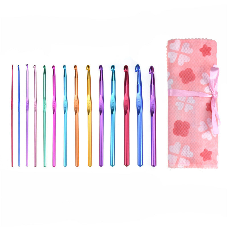 Crochet Hook Set Of 14 Alumina Crochet Hooks Hyuna Style Wool Crochet Tool - LJ Enterprise
