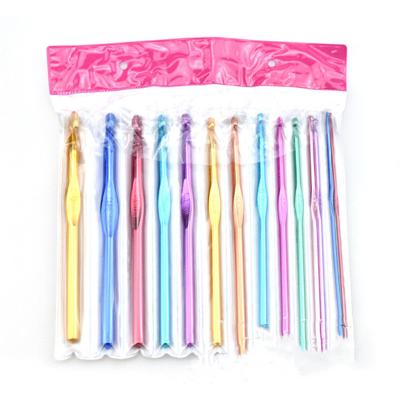 Crochet Hook Set Of 14 Alumina Crochet Hooks Hyuna Style Wool Crochet Tool - LJ Enterprise