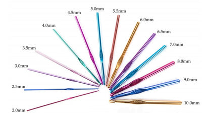 Crochet Hook Set Of 14 Alumina Crochet Hooks Hyuna Style Wool Crochet Tool - LJ Enterprise