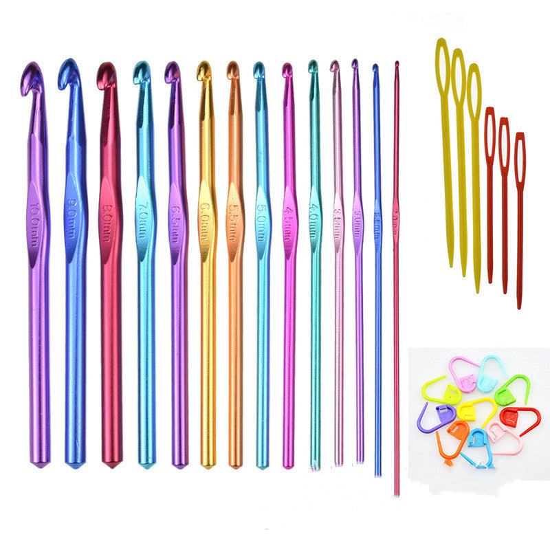 Crochet Hook Set Of 14 Alumina Crochet Hooks Hyuna Style Wool Crochet Tool - LJ Enterprise