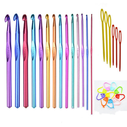 Crochet Hook Set Of 14 Alumina Crochet Hooks Hyuna Style Wool Crochet Tool - LJ Enterprise