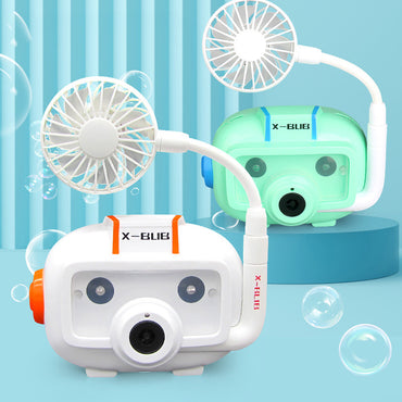 Children's Cartoon Electric Fan Bubble Machine