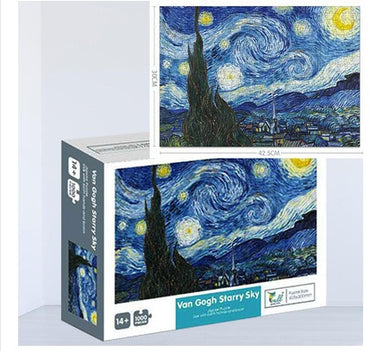 1000 Pieces Of Jigsaw Puzzle Children Adult Decompression Super Difficult Cartoon Animation Landscape Handmade Painting Gift Educational Toy