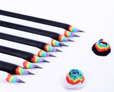 Rainbow HB Environmental Pencil Creative Stationery