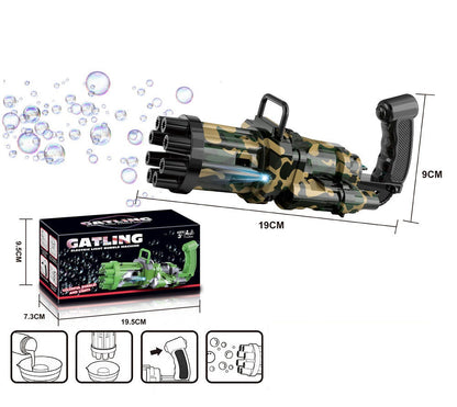 Semi-Automatic Electric Bubble Machine Toy