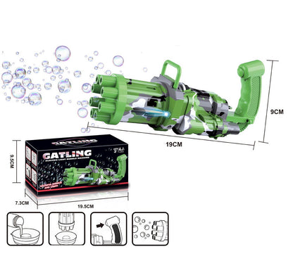 Semi-Automatic Electric Bubble Machine Toy