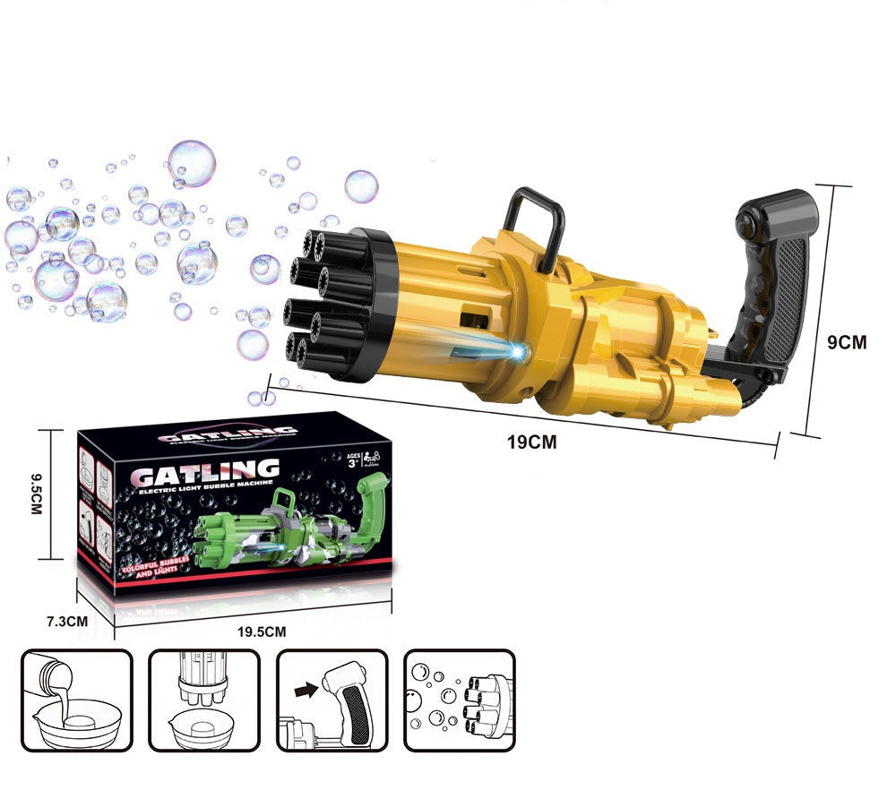 Semi-Automatic Electric Bubble Machine Toy
