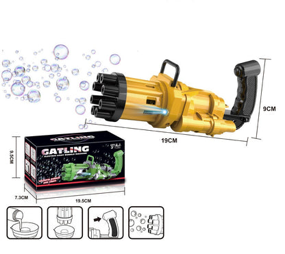 Semi-Automatic Electric Bubble Machine Toy