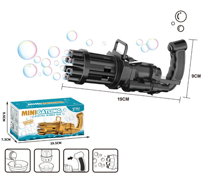Semi-Automatic Electric Bubble Machine Toy