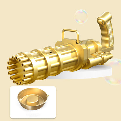 Semi-Automatic Electric Bubble Machine Toy