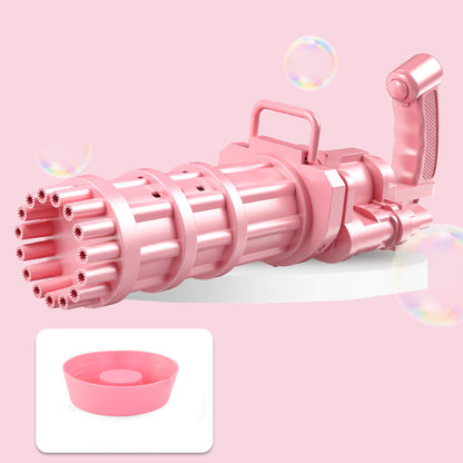 Semi-Automatic Electric Bubble Machine Toy