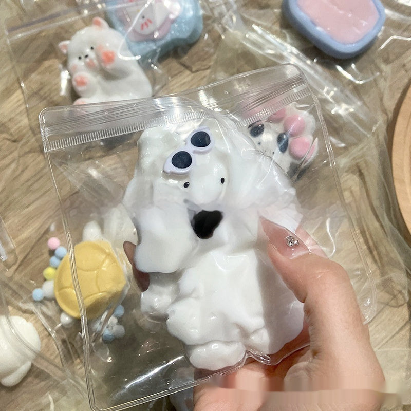 Super Mud Adorable Pet Animal Squeezing Toy Slow Rebound