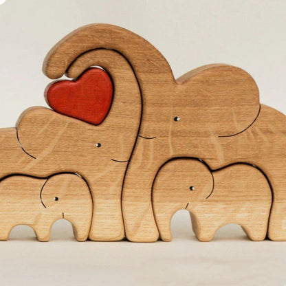 Wooden Zigsaw Puzzle Set Crafts