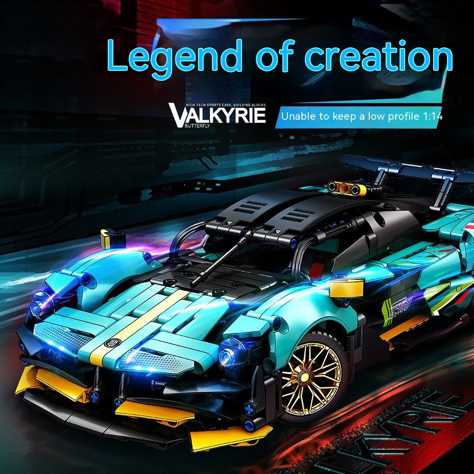 Assembled Super Sports Car Educational Building Blocks Building Blocks Car Model