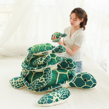 Big-eyed turtle plush toy