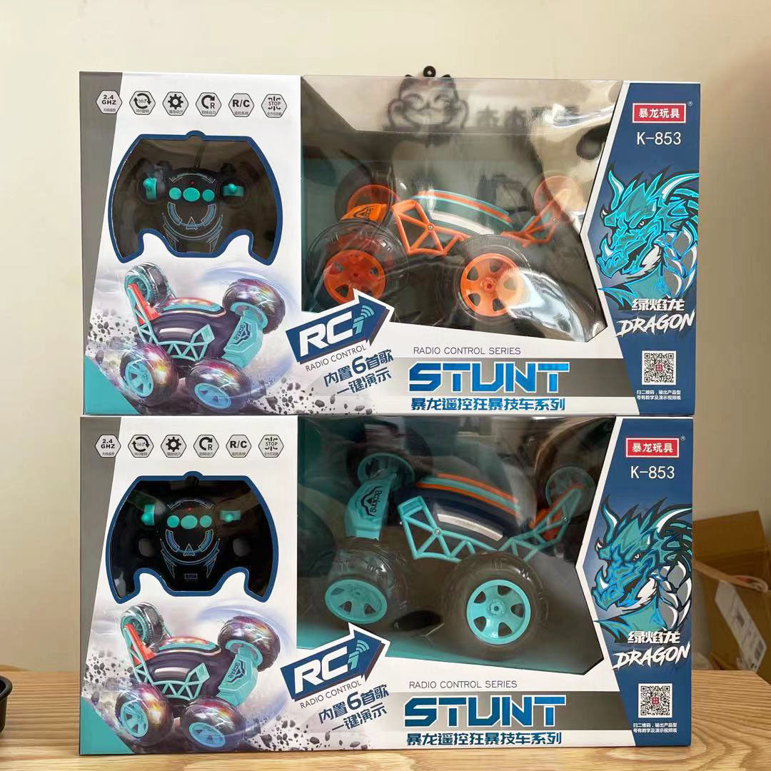 Children's Remote Control Dumper Stunt Car Toy
