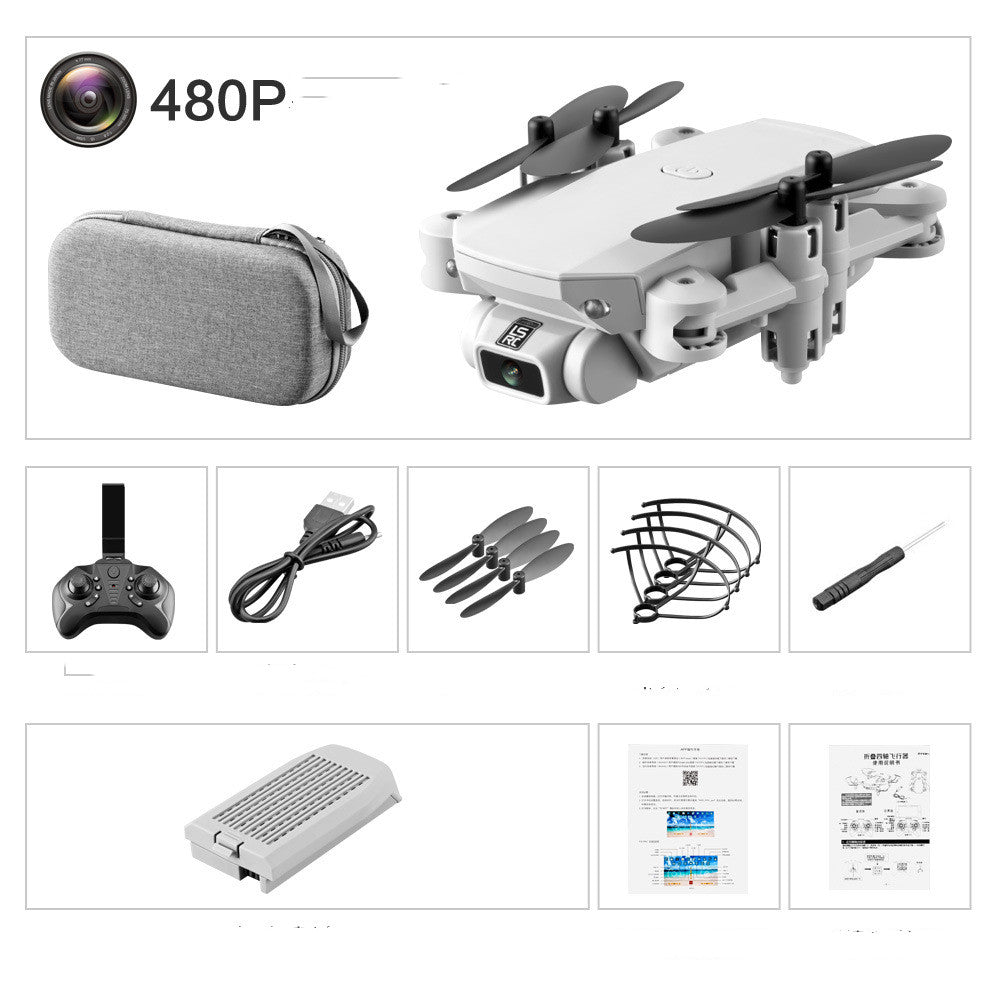 Folding fixed height toy remote control plane