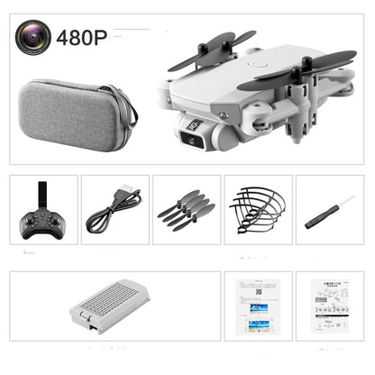 Folding fixed height toy remote control plane