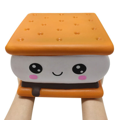 Direct sales slow rebound super large expression sandwich biscuits