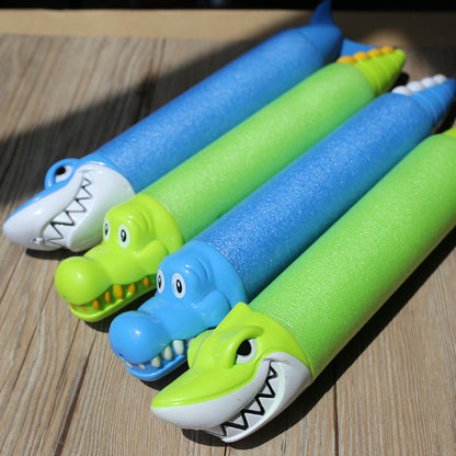 33cm Summer Water Gun Toys Pistol Blaster Shooter Outdoor Swimming Pools Cartoon Shark - LJ Enterprise