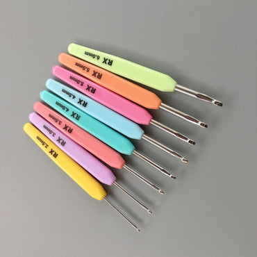 Crochet Tools Soft Plastic Handle Alumina Crochet - LJ Enterprise