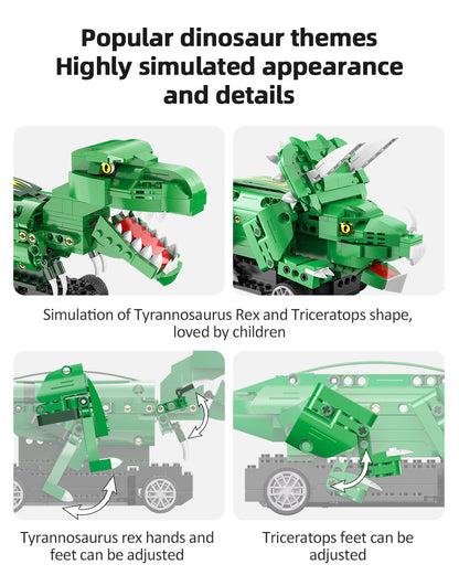 Assembled Building Blocks Programmable Remote Control Toy