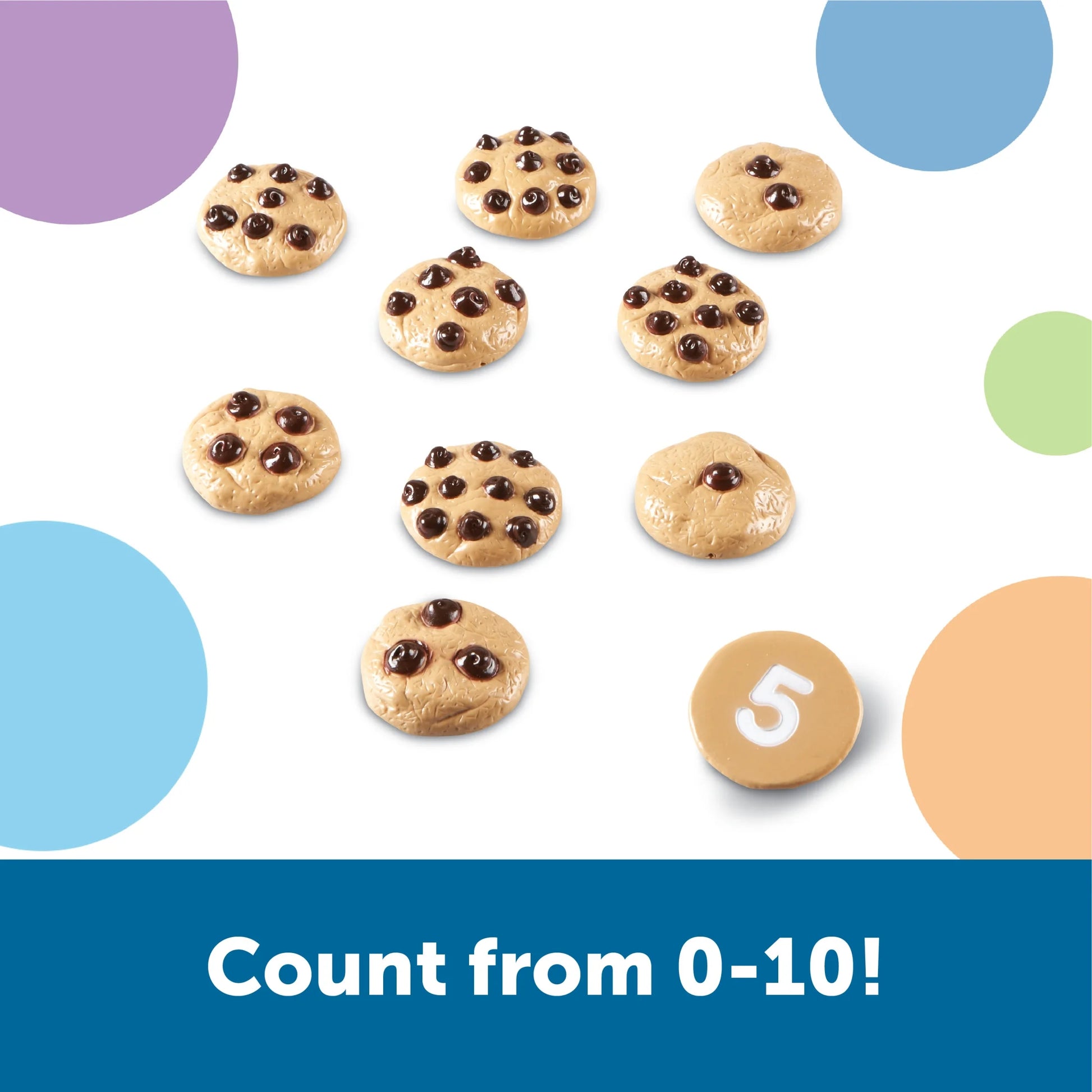 Smart Snacks Smartsnacks Counting Cookies Set, Math Manipulatives, Ages 18 Months +