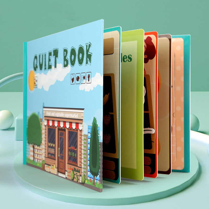 Children's Educational Wooden Books To Read