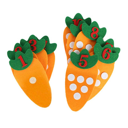 Point matching radish toy