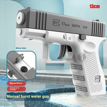 Children's Ice Burst Water Gun Toy Manual Continuous Firing - LJ Enterprise