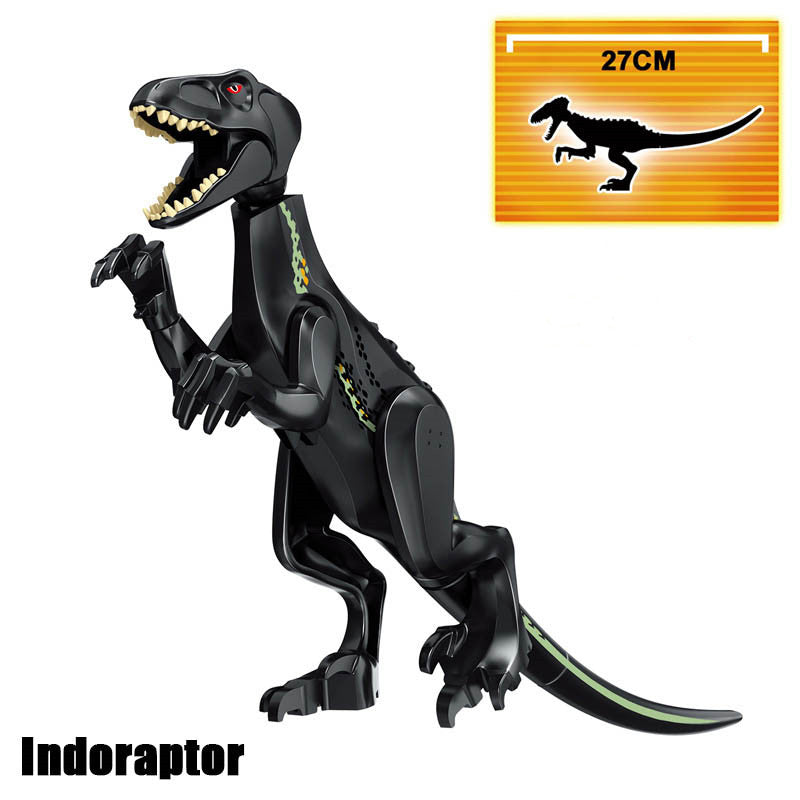 Jurassic Colorful Dinosaur Building Blocks Children's Puzzle Assembling And Inserting Boy Toys