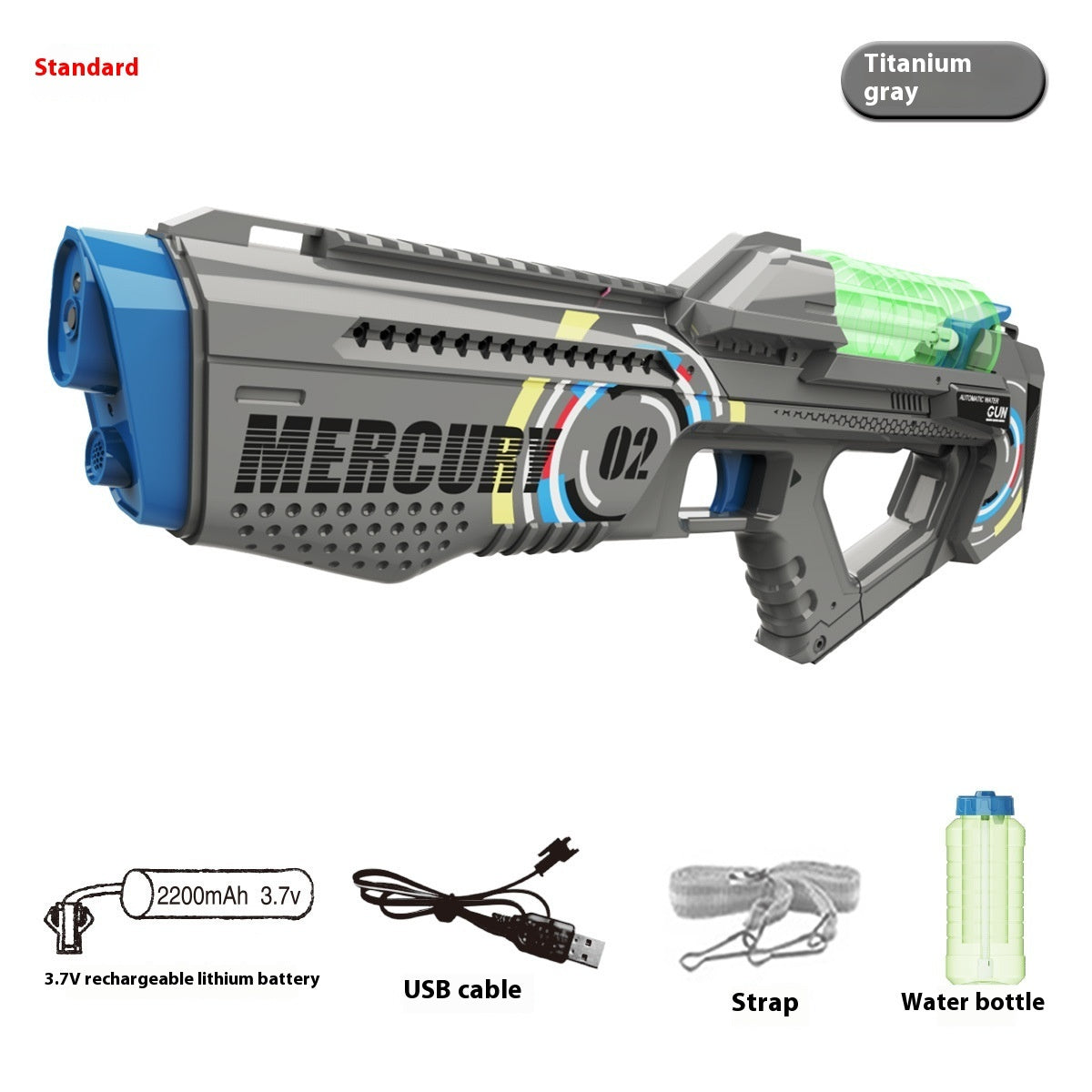 Mercury M2 Electric Automatic Continuous Hair Space Water Gun - LJ Enterprise