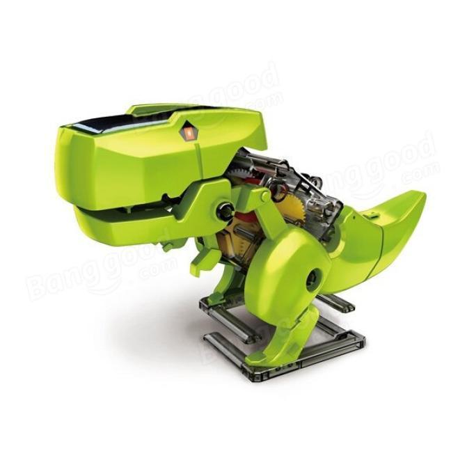 DIY 4in1 Transforming Solar Powered DinoRobot - LJ Enterprise