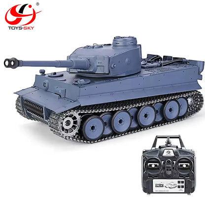 Heng Long 3818-1 2.4G 1/16 Germany Tiger Heavy Remote Control Tank Radio Control Battle RC Tank Metal