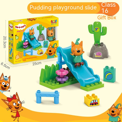 Educational Assembling Puzzle Play House Toys