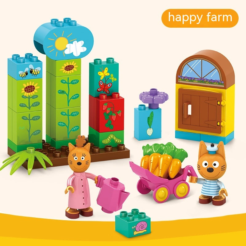Educational Assembling Puzzle Play House Toys