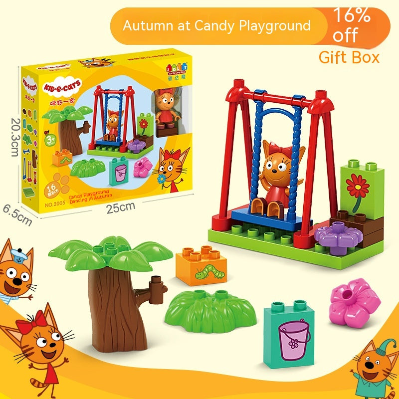 Educational Assembling Puzzle Play House Toys