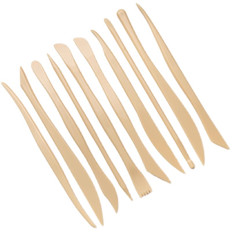 Plastic Clay Tools Suit 10-piece Set Art Supplies - LJ Enterprise