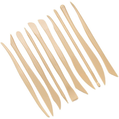 Plastic Clay Tools Suit 10-piece Set Art Supplies - LJ Enterprise
