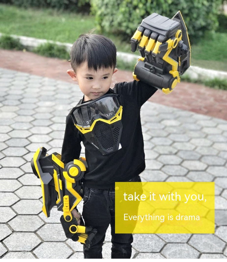 Senyi Wasp Soft Bullet Gun Mechanical Arm Electric Continuous Hair CS Water Bomb Transmitter Battle Children Toy Gun Model - LJ Enterprise