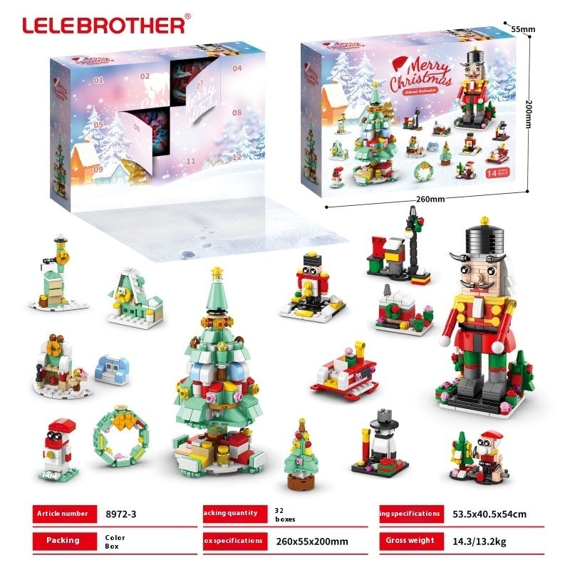 Christmas Blind Box Poking Hole Music Children Assembling