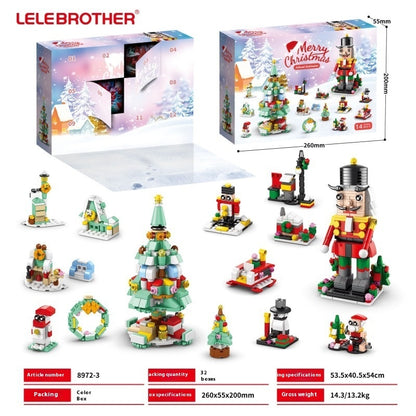 Christmas Blind Box Poking Hole Music Children Assembling