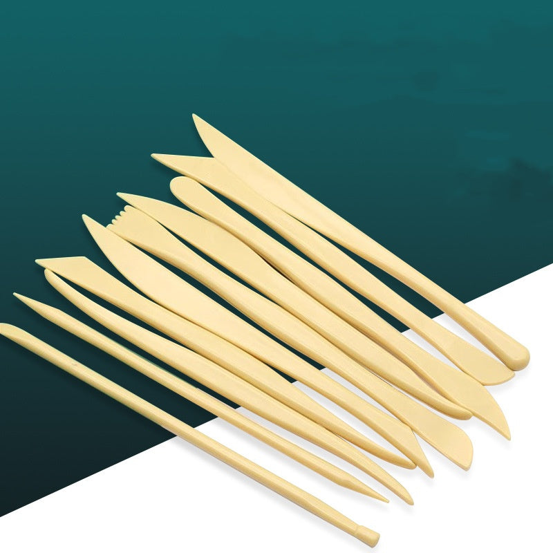 Plastic Clay Tools Suit 10-piece Set Art Supplies - LJ Enterprise