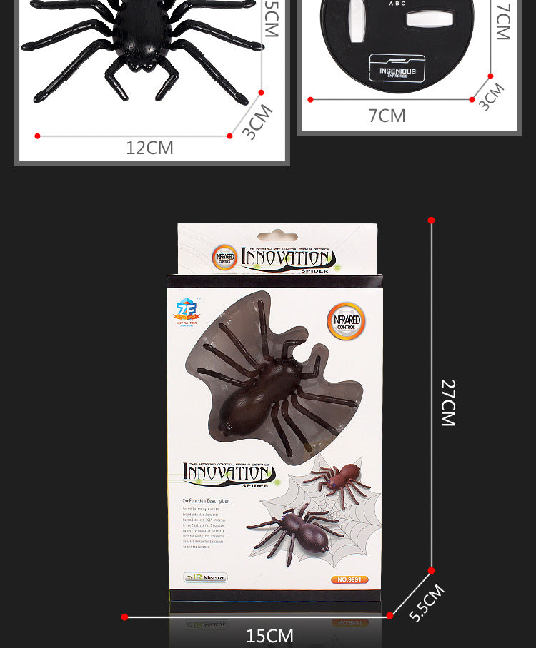 Remote control car spider electronic pet - LJ Enterprise