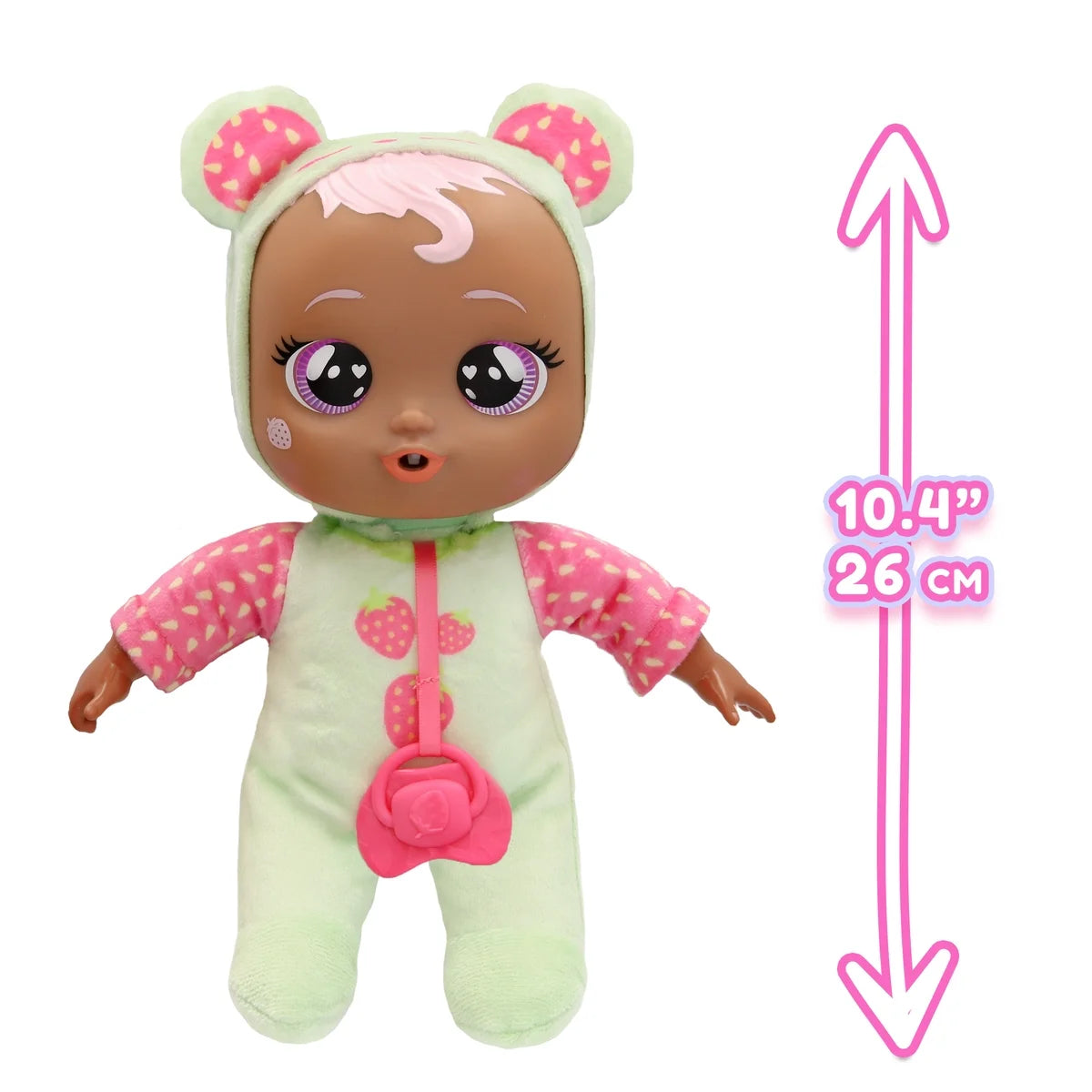 Mealtime Mindy 11.4" Baby Doll W/ 4 Accessories, 15 Sounds and Reactions