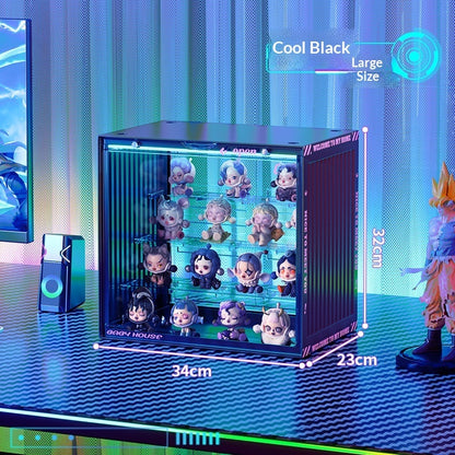 Large-capacity Acrylic Storage Display Rack, Transparent Dustproof Display Case For Action Figures And Collectibles