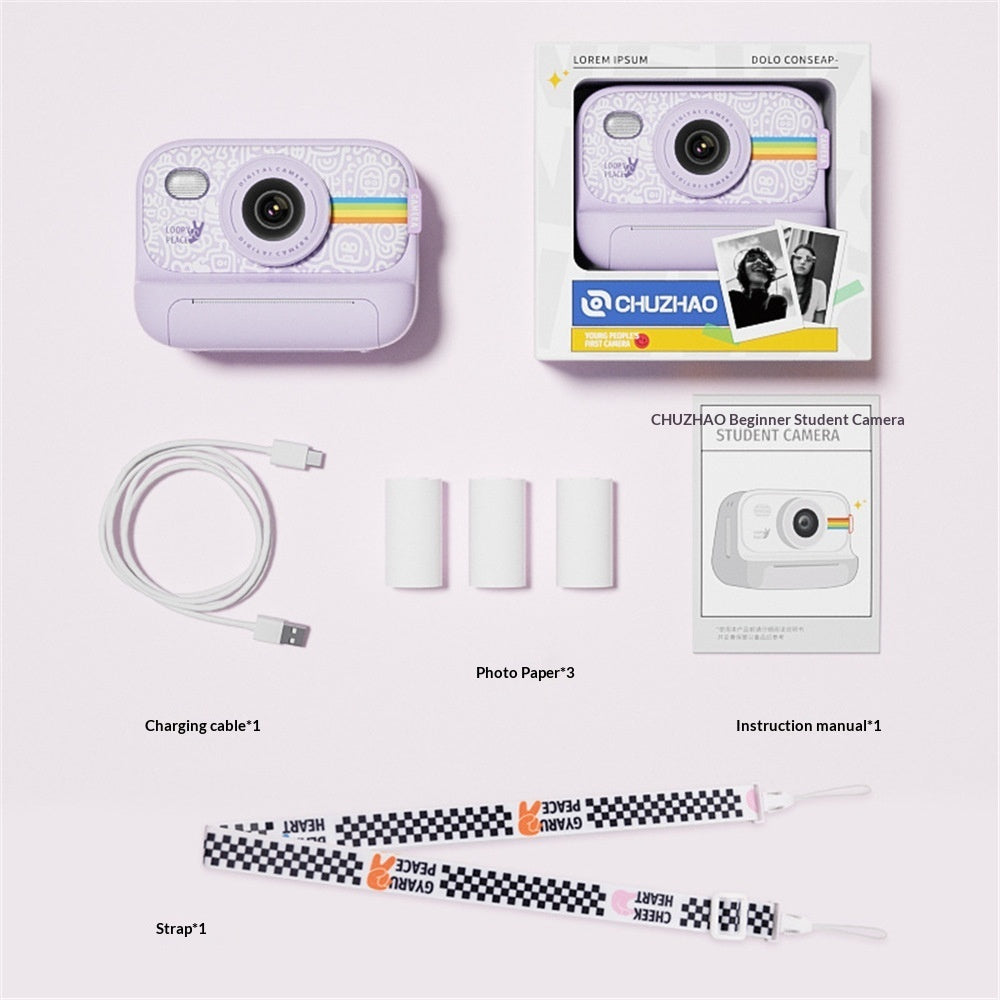 Camera Photo Printable Toy Student Digital Camera Baby Birthday Present